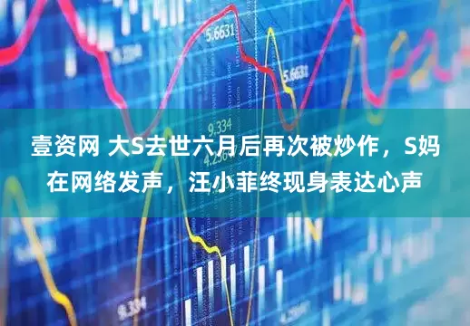 壹资网 大S去世六月后再次被炒作，S妈在网络发声，汪小菲终现身表达心声